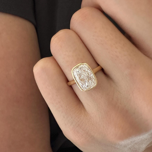 Round Halo, Pave & Split Shank Engagement Ring – 1.93 CT Lab Grown Diamond
