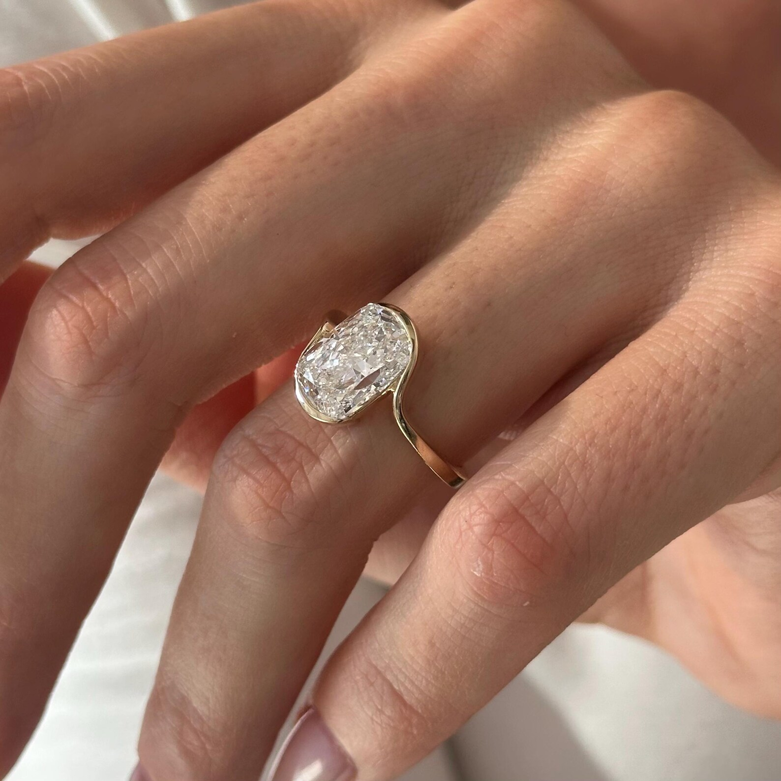 Round Halo, Pave & Split Shank Engagement Ring – 1.93 CT Lab Grown Diamond