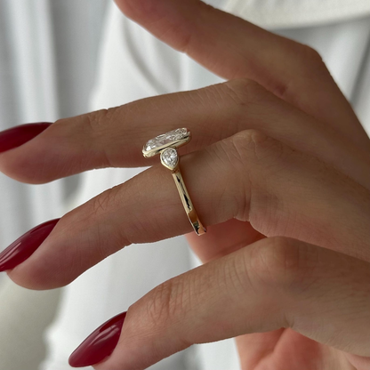 Round Halo, Pave & Split Shank Engagement Ring – 1.93 CT Lab Grown Diamond