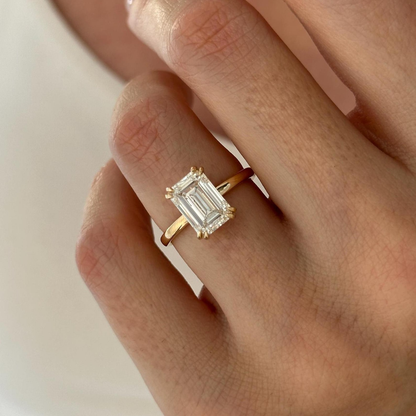 Round Halo, Pave & Split Shank Engagement Ring – 1.93 CT Lab Grown Diamond