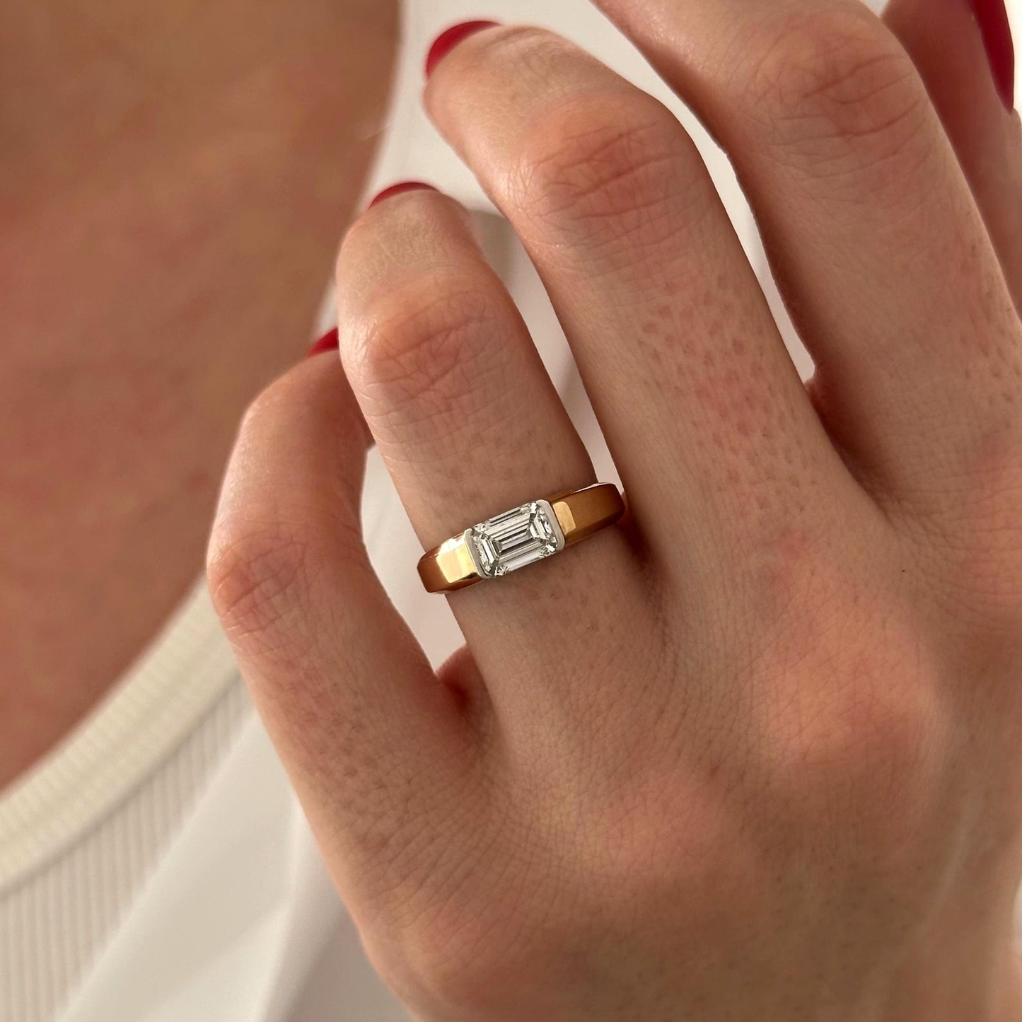 Round Halo, Pave & Split Shank Engagement Ring – 1.93 CT Lab Grown Diamond