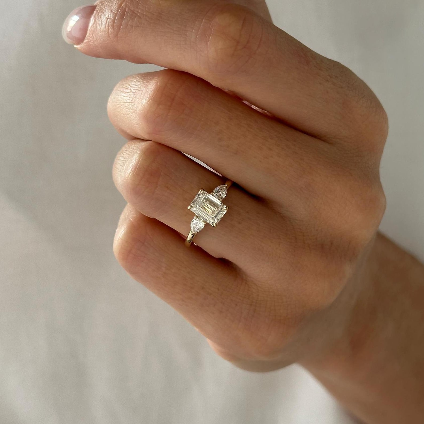 Round Halo, Pave & Split Shank Engagement Ring – 1.93 CT Lab Grown Diamond