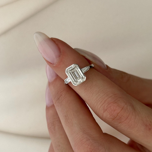 Round Halo, Pave & Split Shank Engagement Ring – 1.93 CT Lab Grown Diamond