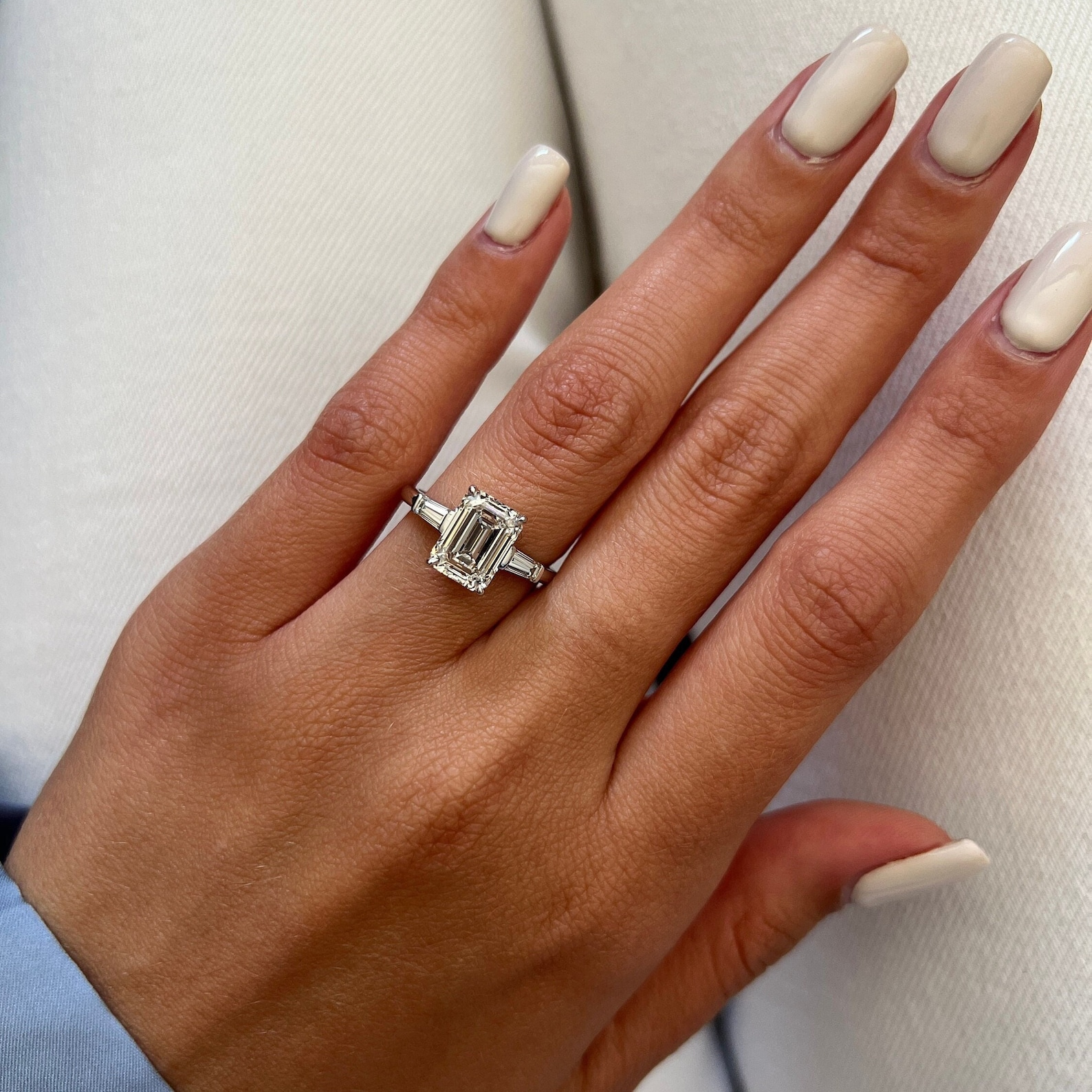 Round Halo, Pave & Split Shank Engagement Ring – 1.93 CT Lab Grown Diamond