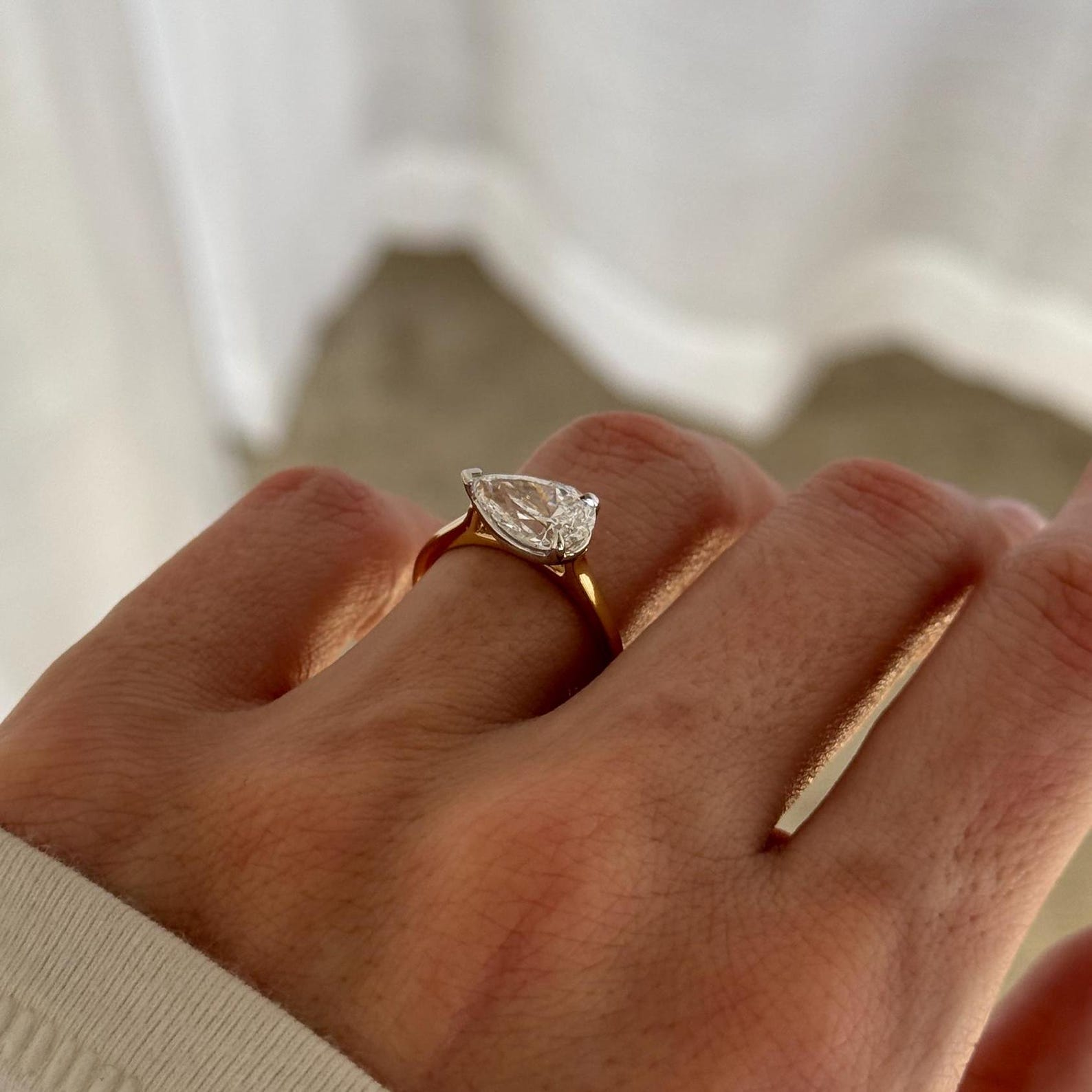 Round Halo, Pave & Split Shank Engagement Ring – 1.93 CT Lab Grown Diamond
