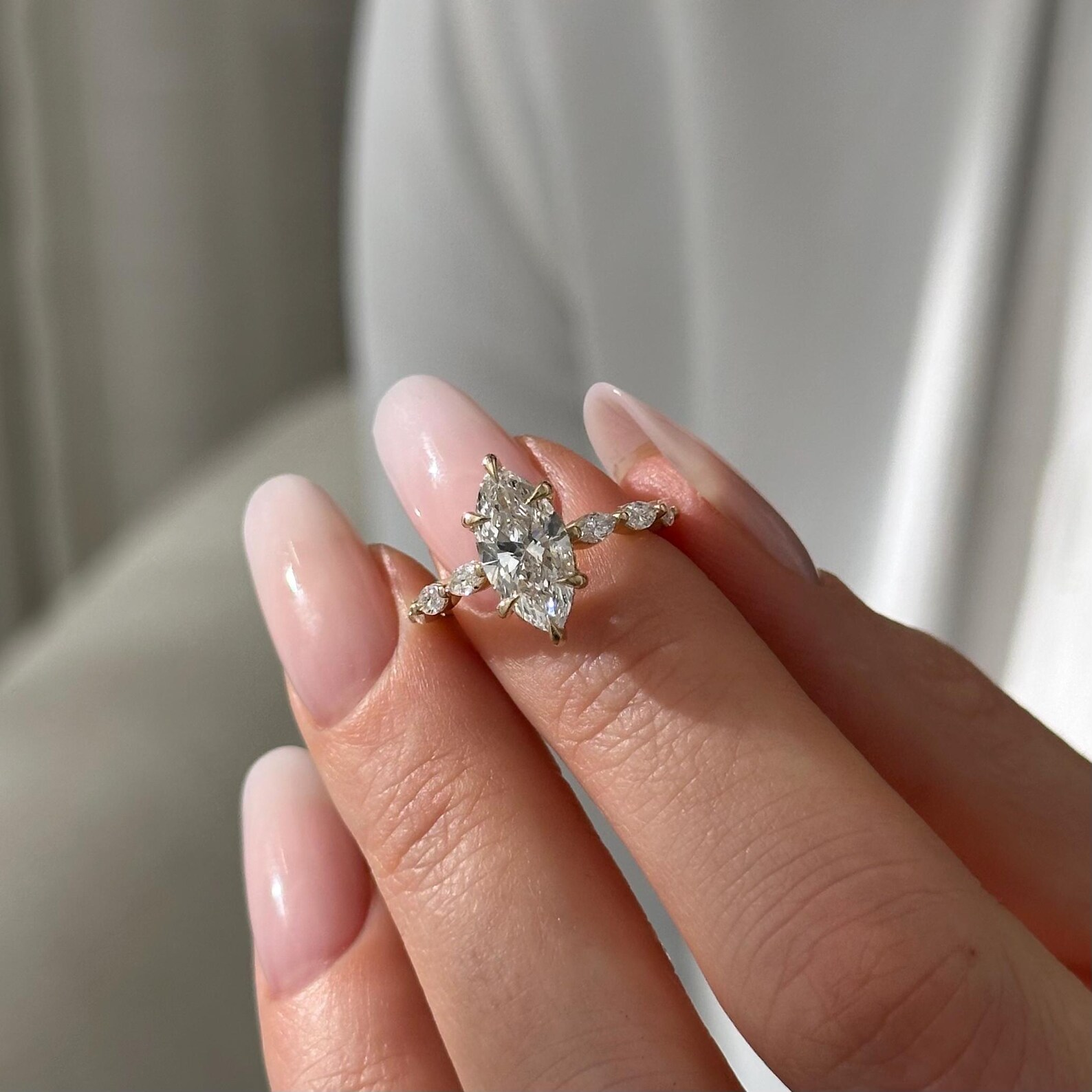 Round Halo, Pave & Split Shank Engagement Ring – 1.93 CT Lab Grown Diamond