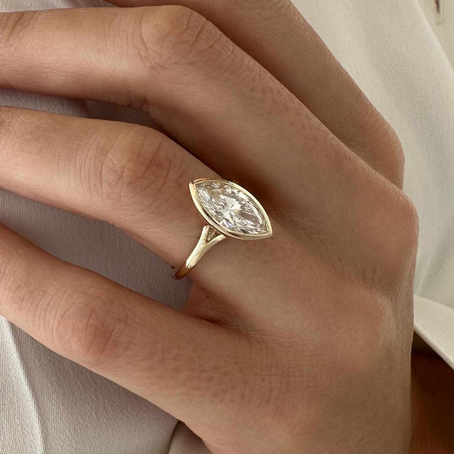 Round Halo, Pave & Split Shank Engagement Ring – 1.93 CT Lab Grown Diamond