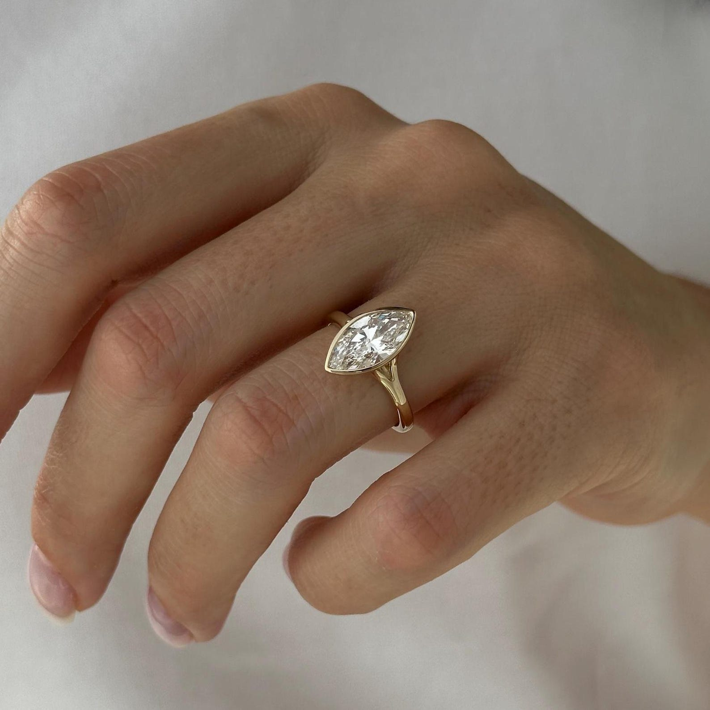 Round Halo, Pave & Split Shank Engagement Ring – 1.93 CT Lab Grown Diamond