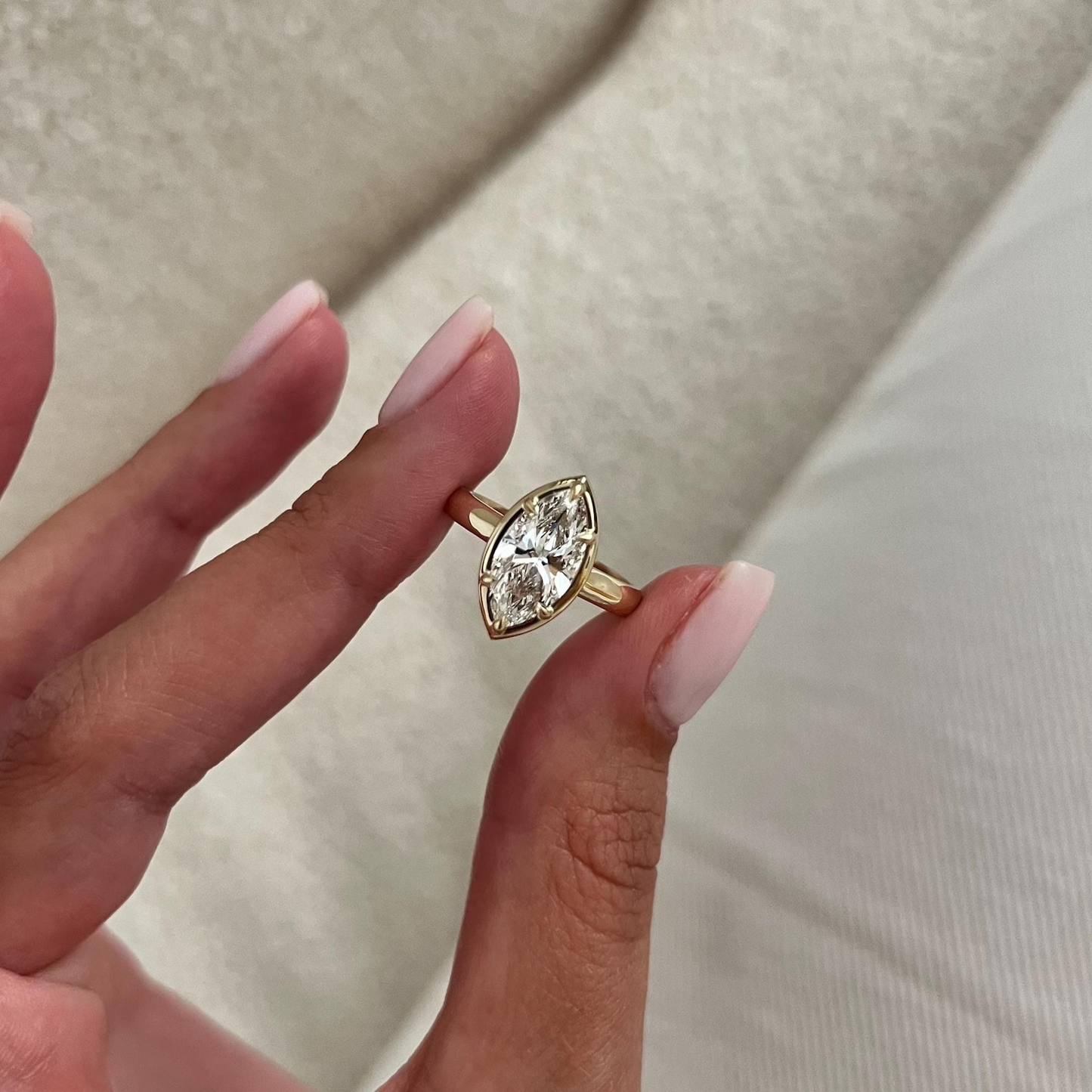 Round Halo, Pave & Split Shank Engagement Ring – 1.93 CT Lab Grown Diamond