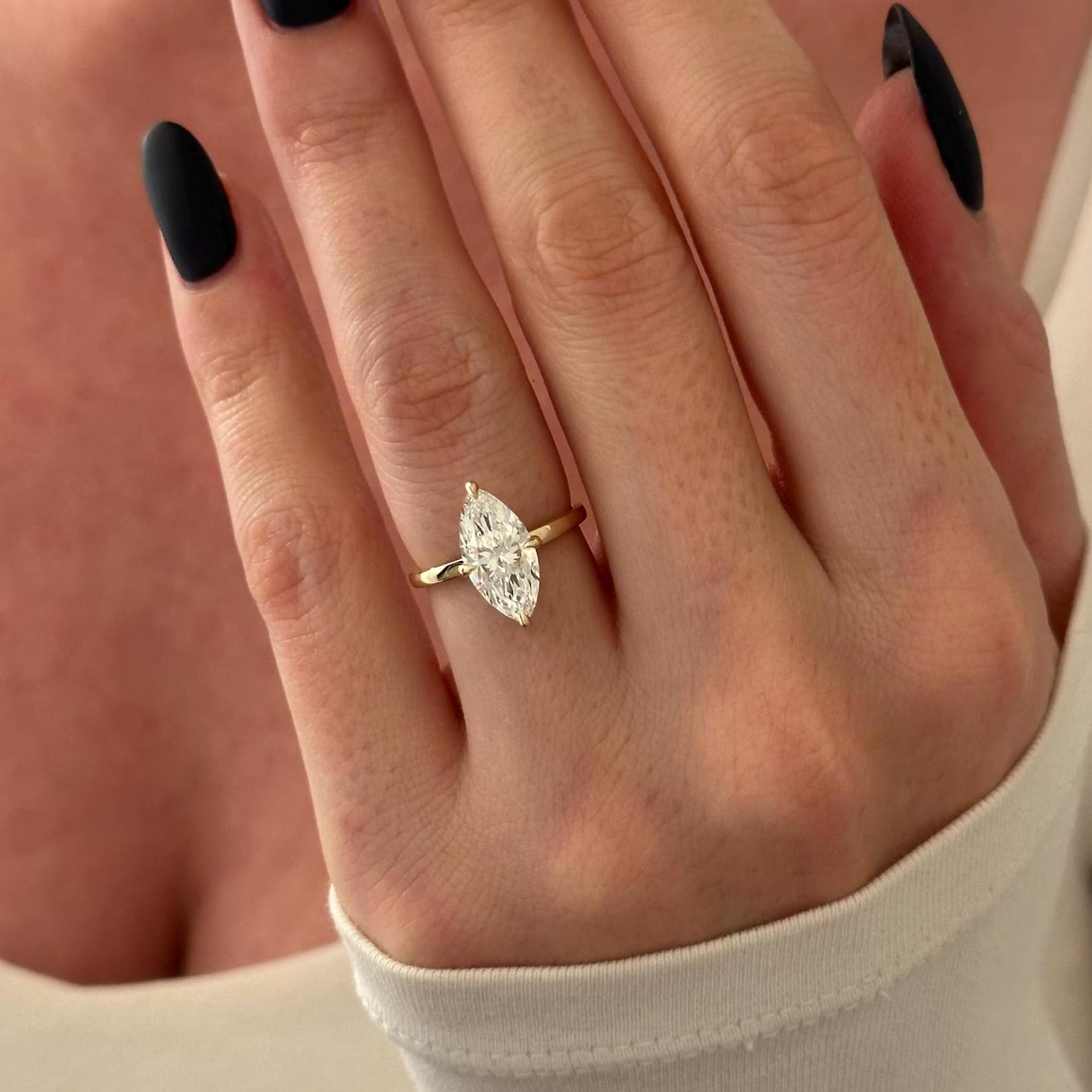 Round Halo, Pave & Split Shank Engagement Ring – 1.93 CT Lab Grown Diamond