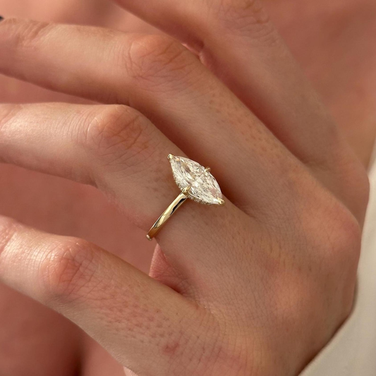 Round Halo, Pave & Split Shank Engagement Ring – 1.93 CT Lab Grown Diamond