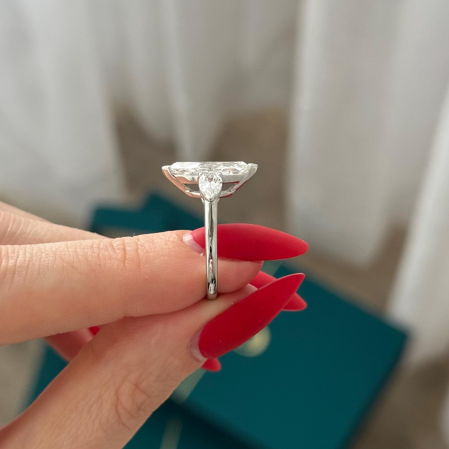 Round Halo, Pave & Split Shank Engagement Ring – 1.93 CT Lab Grown Diamond