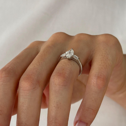 Round Halo, Pave & Split Shank Engagement Ring – 1.93 CT Lab Grown Diamond