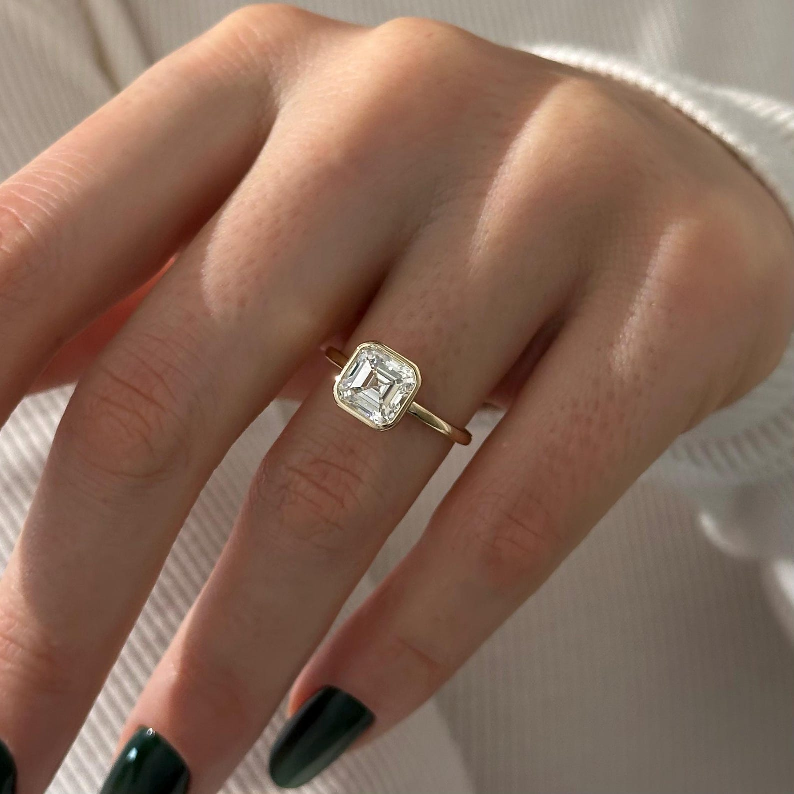 Round Halo, Pave & Split Shank Engagement Ring – 1.93 CT Lab Grown Diamond