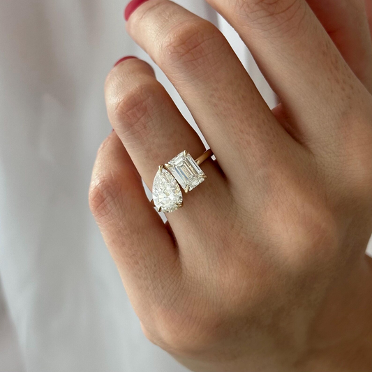 Round Halo, Pave & Split Shank Engagement Ring – 1.93 CT Lab Grown Diamond