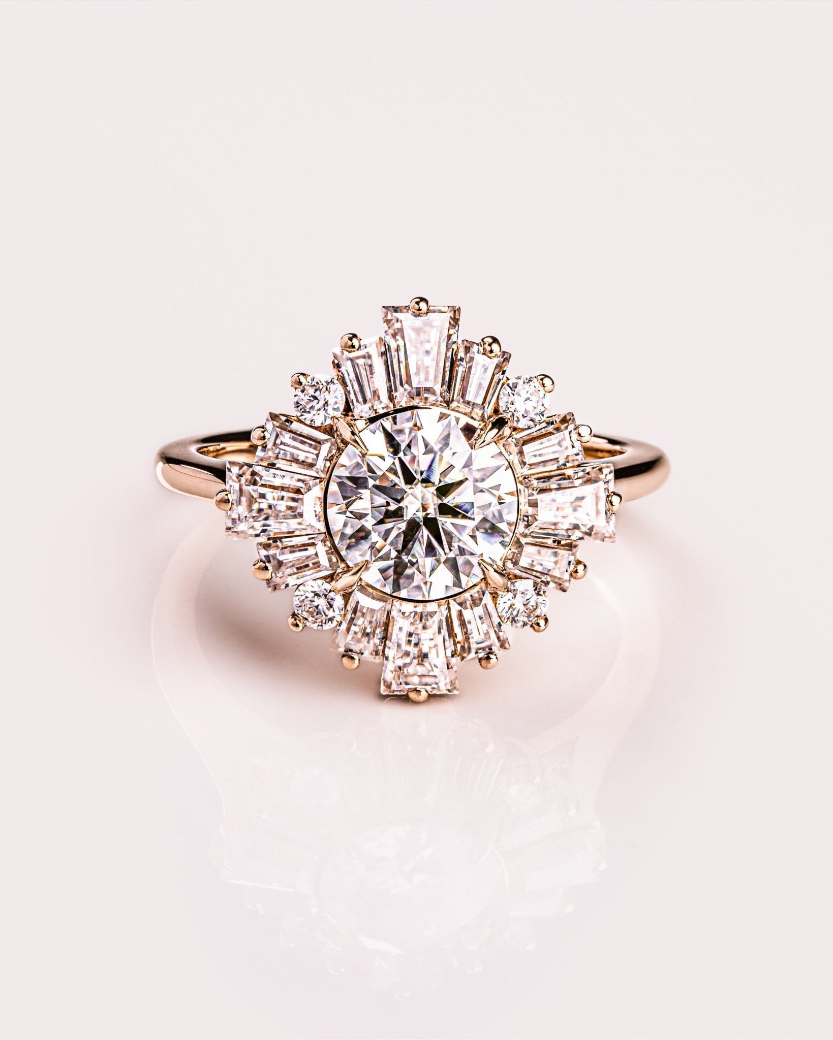 Cushion Hidden Halo Lab Grown Diamond Engagement Ring