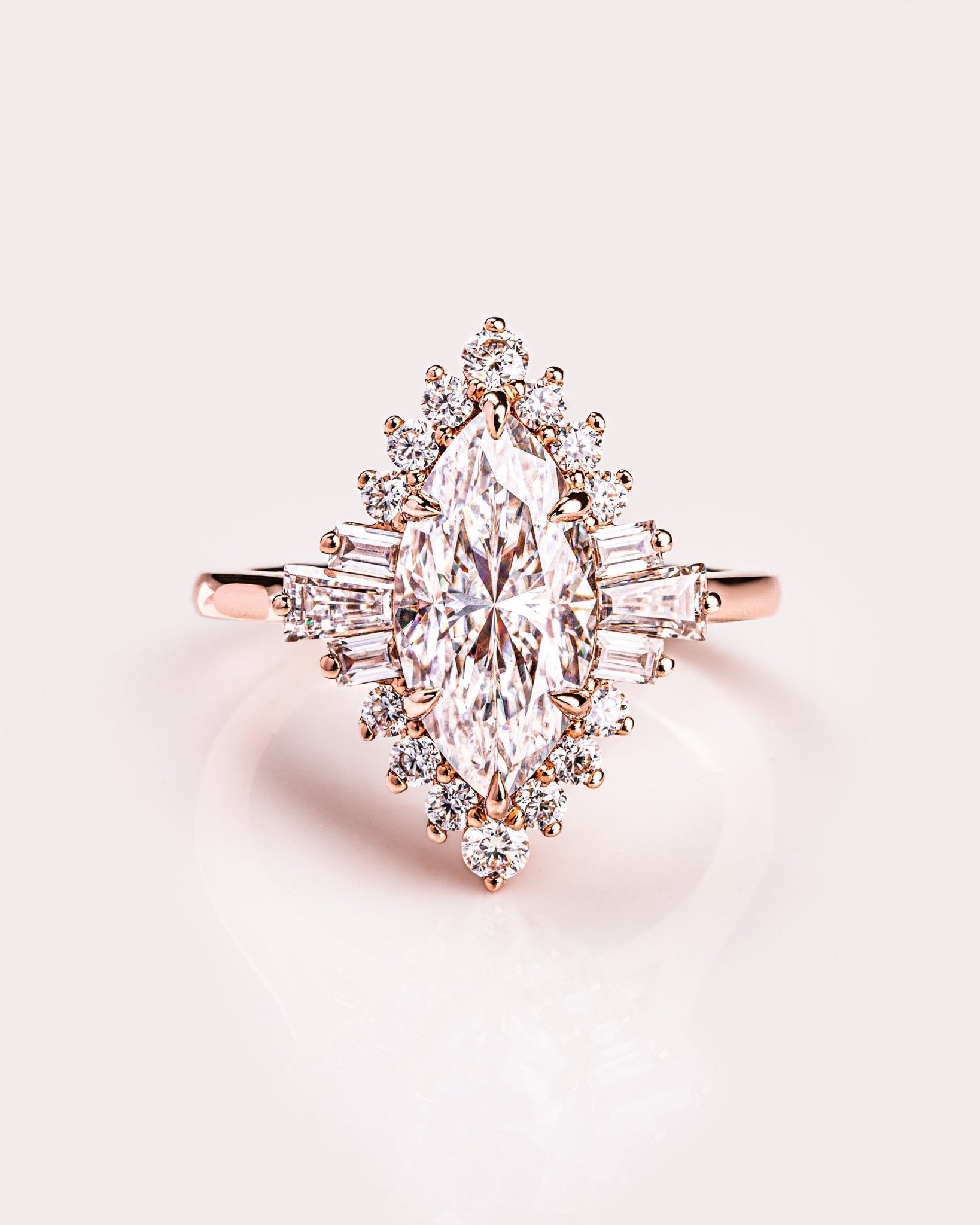 Cushion Hidden Halo Lab Grown Diamond Engagement Ring