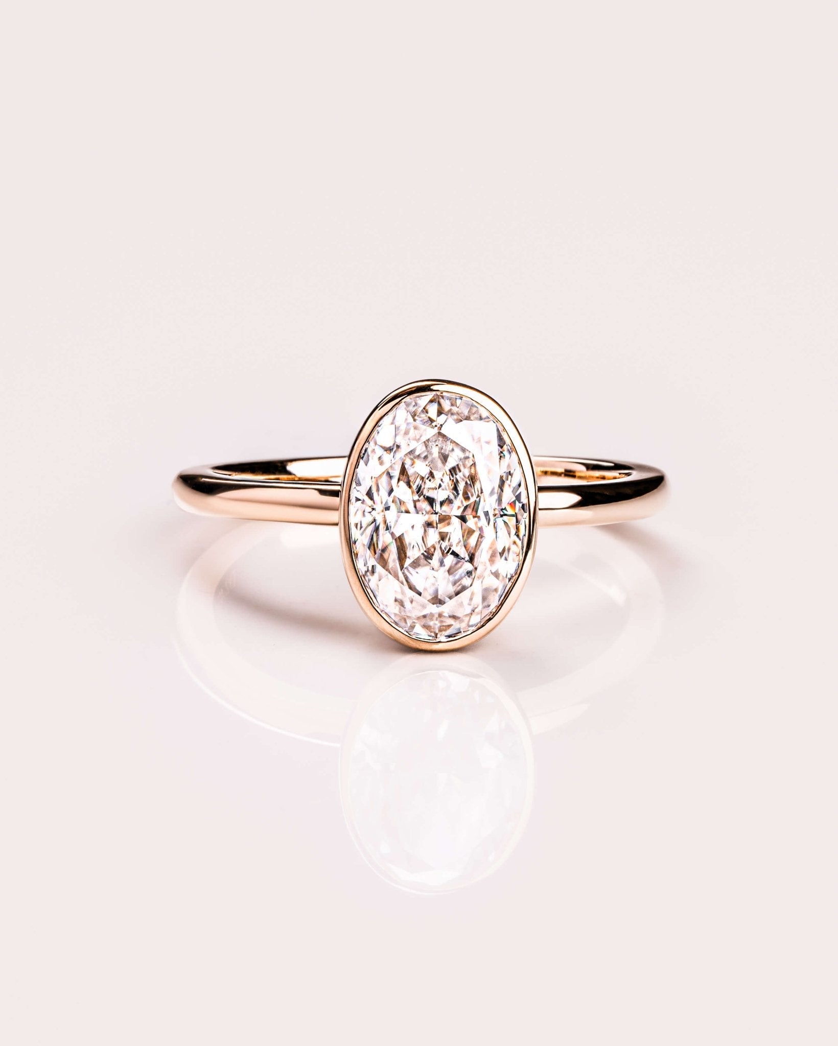 Cushion Hidden Halo Lab Grown Diamond Engagement Ring