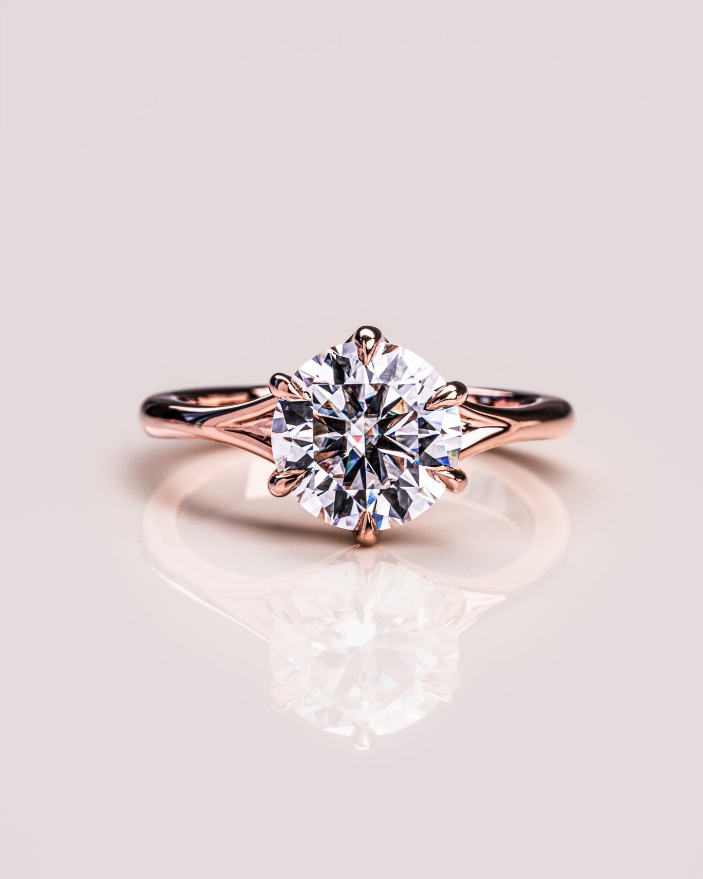 Cushion Hidden Halo Lab Grown Diamond Engagement Ring