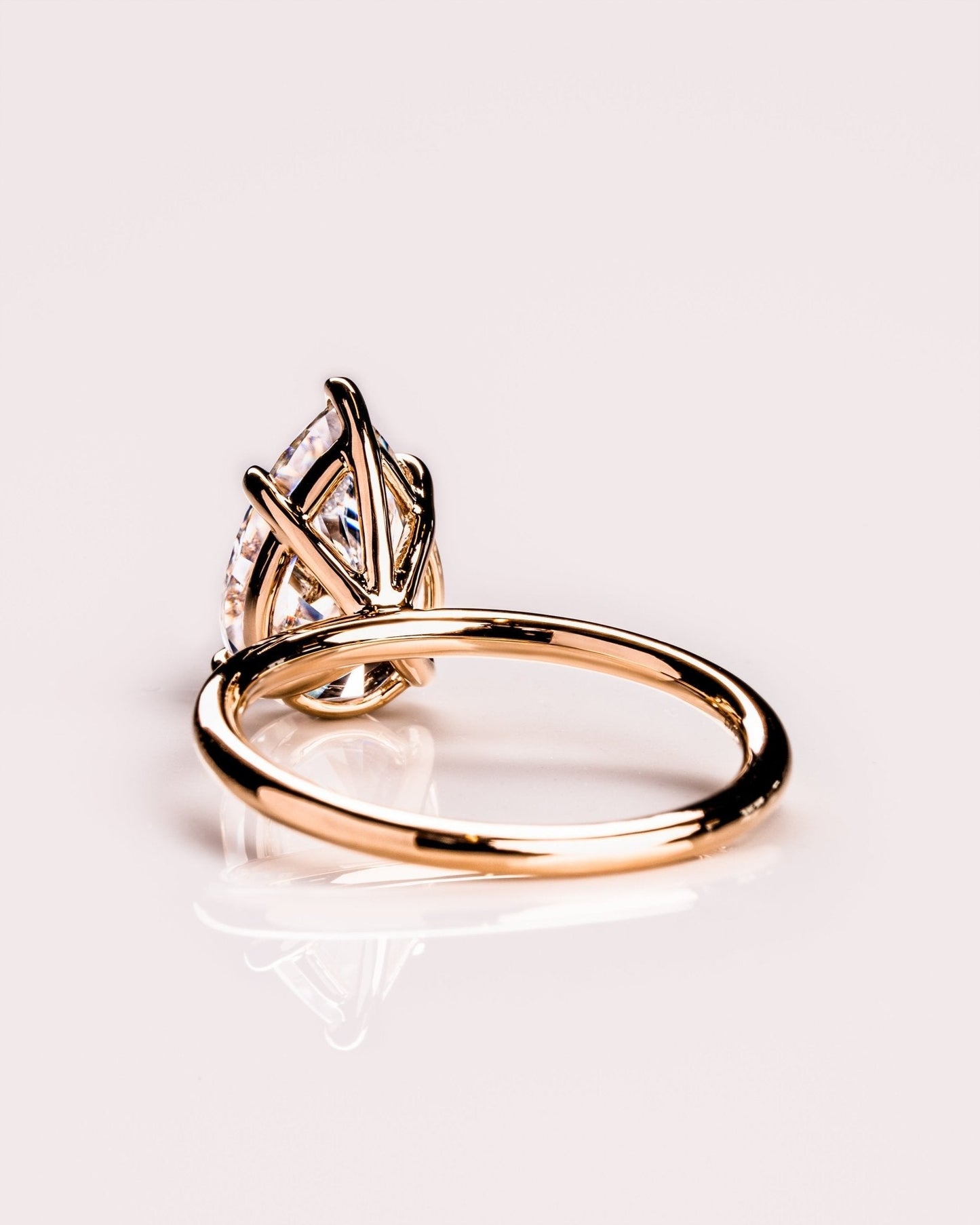 Cushion Hidden Halo Lab Grown Diamond Engagement Ring