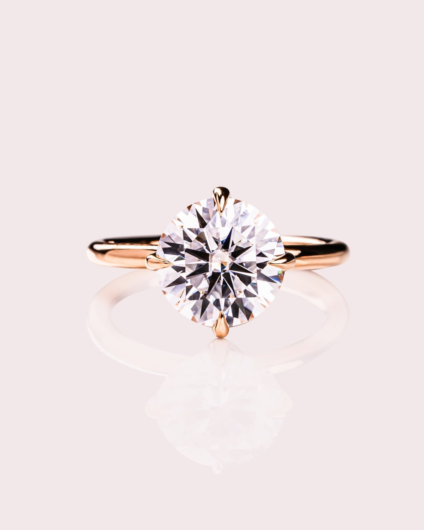 Cushion Hidden Halo Lab Grown Diamond Engagement Ring