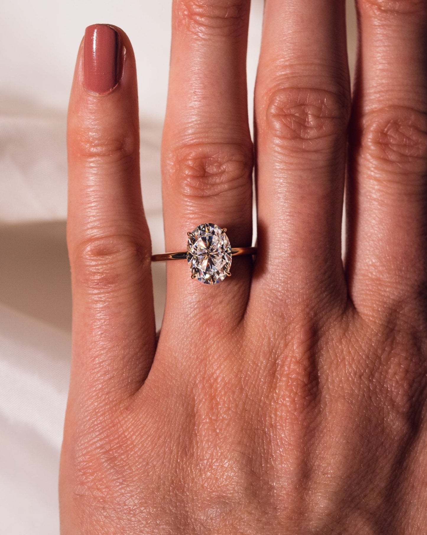 Cushion Hidden Halo Lab Grown Diamond Engagement Ring