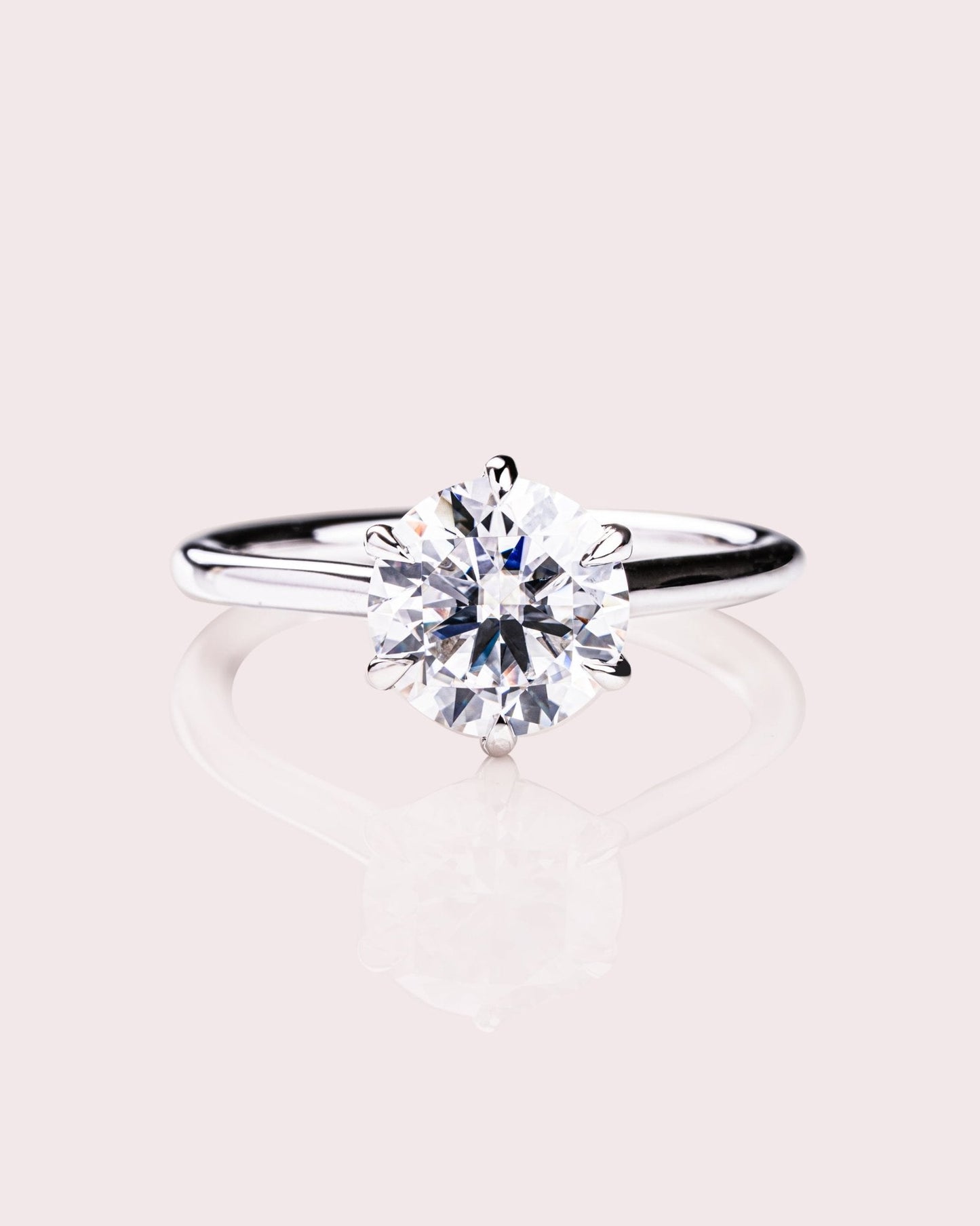 Cushion Hidden Halo Lab Grown Diamond Engagement Ring