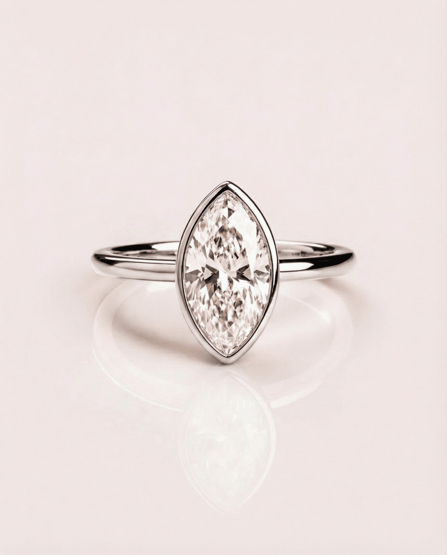 Cushion Hidden Halo Lab Grown Diamond Engagement Ring