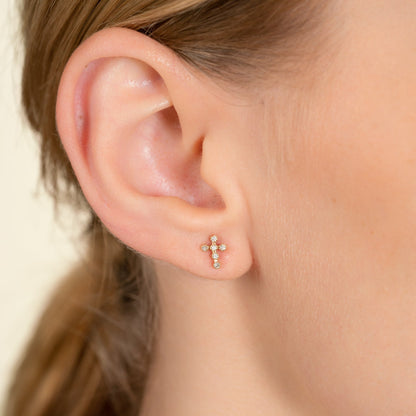 1.0 CT Round Bezel Solitaire Lab Grown Diamond Earrings