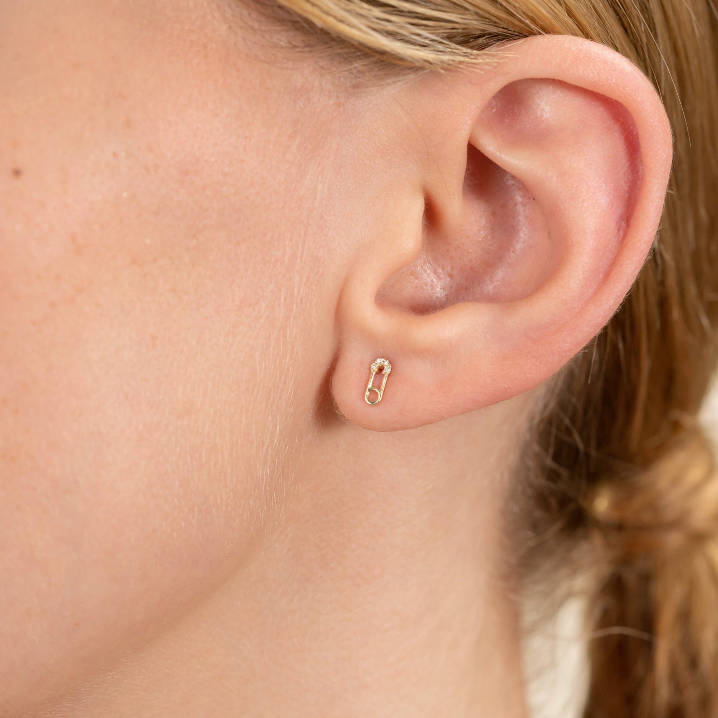 1.0 CT Round Bezel Solitaire Lab Grown Diamond Earrings