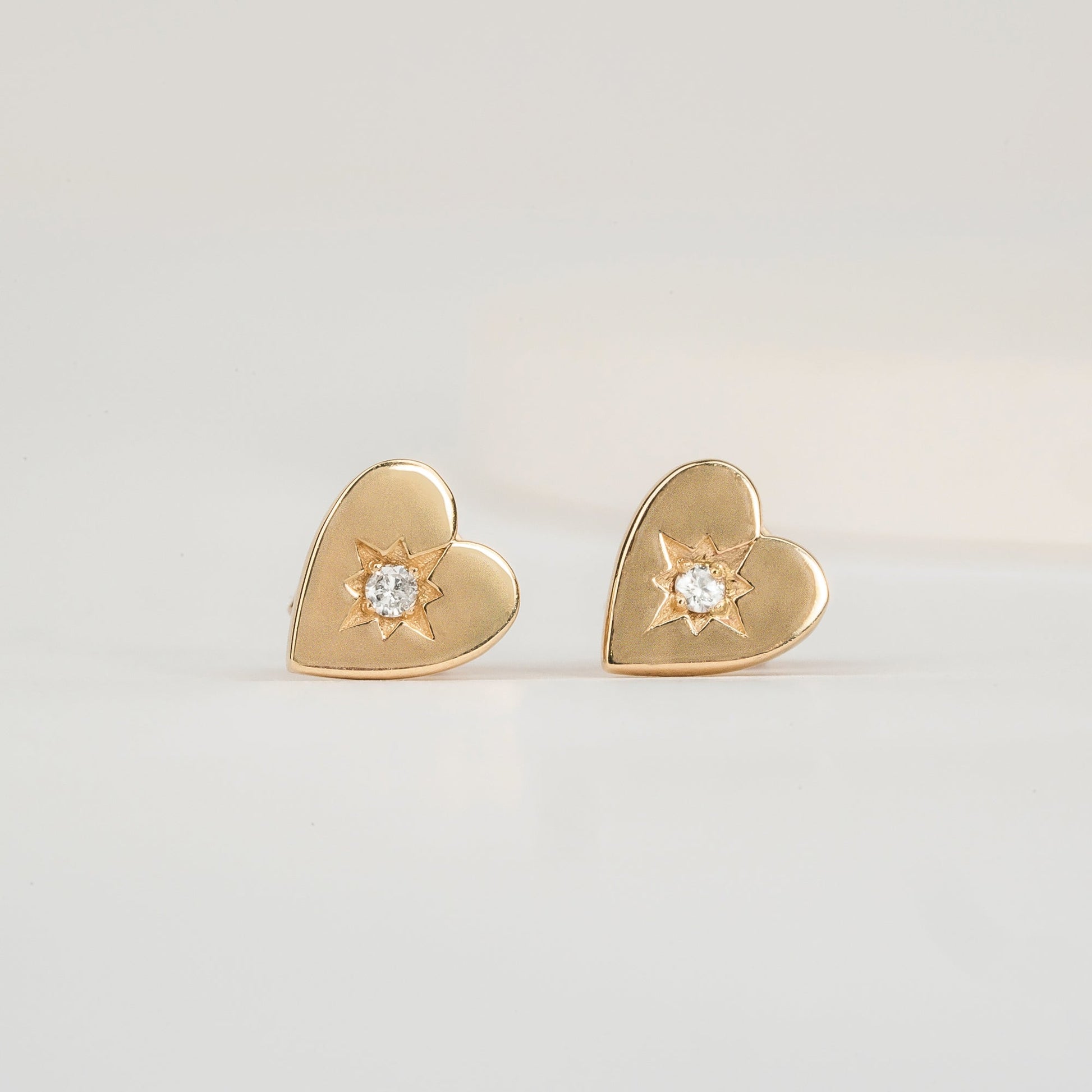 1.0 CT Round Bezel Solitaire Lab Grown Diamond Earrings