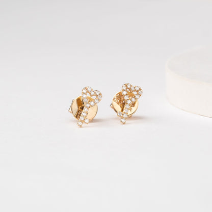 1.0 CT Round Bezel Solitaire Lab Grown Diamond Earrings