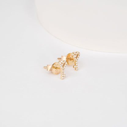1.0 CT Round Bezel Solitaire Lab Grown Diamond Earrings