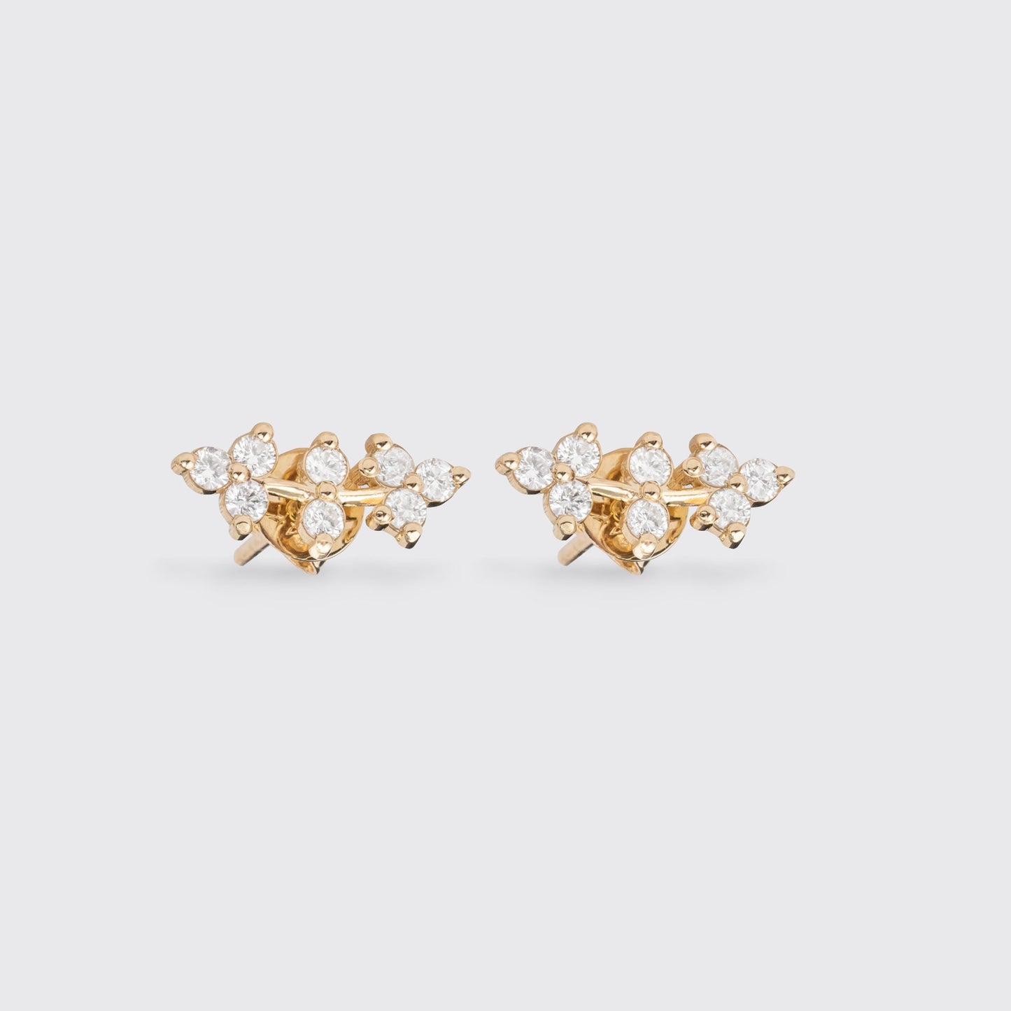 1.0 CT Round Bezel Solitaire Lab Grown Diamond Earrings