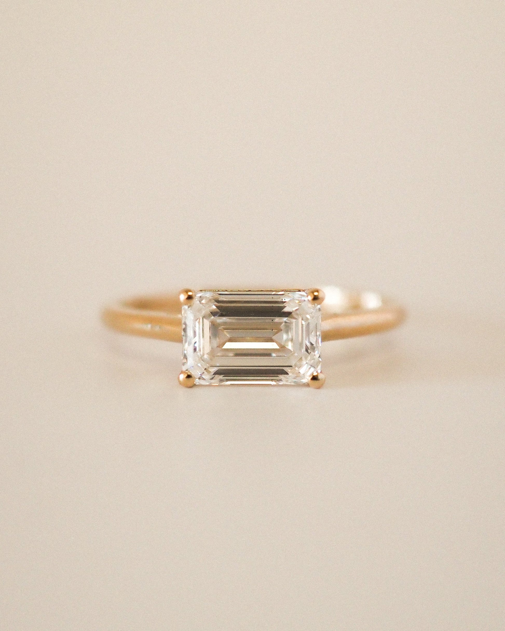 Round Swirl Semi Pave Engagement Ring – 1 CT Moissanite Diamond