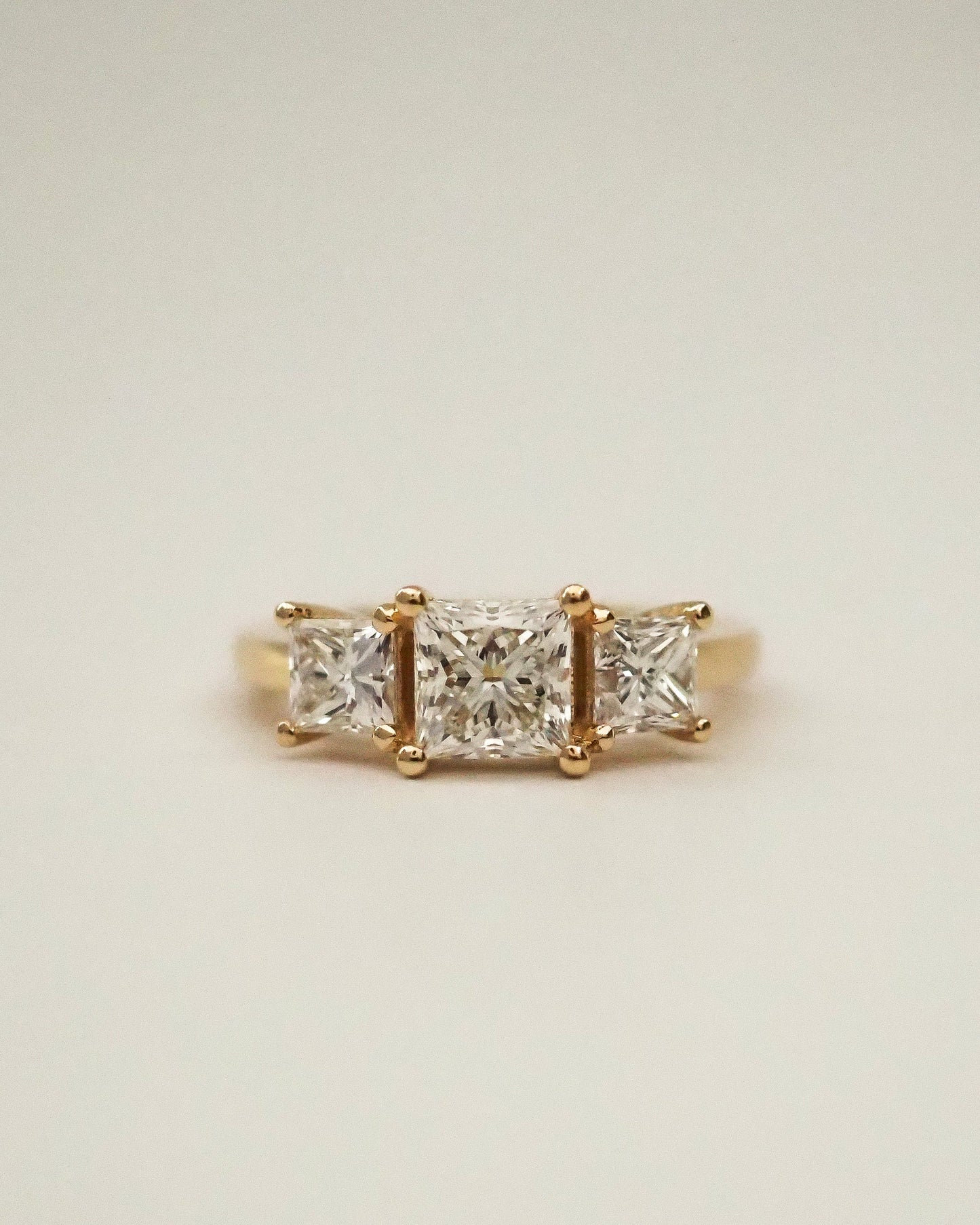 Round Swirl Semi Pave Engagement Ring – 1 CT Moissanite Diamond