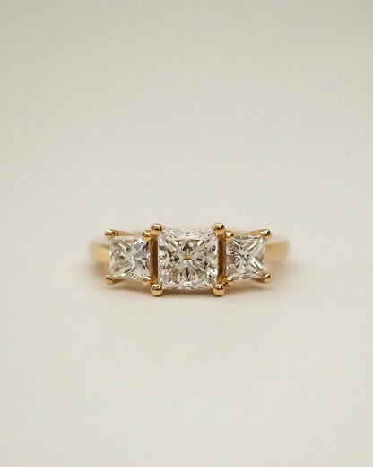 Round Swirl Semi Pave Engagement Ring – 1 CT Moissanite Diamond