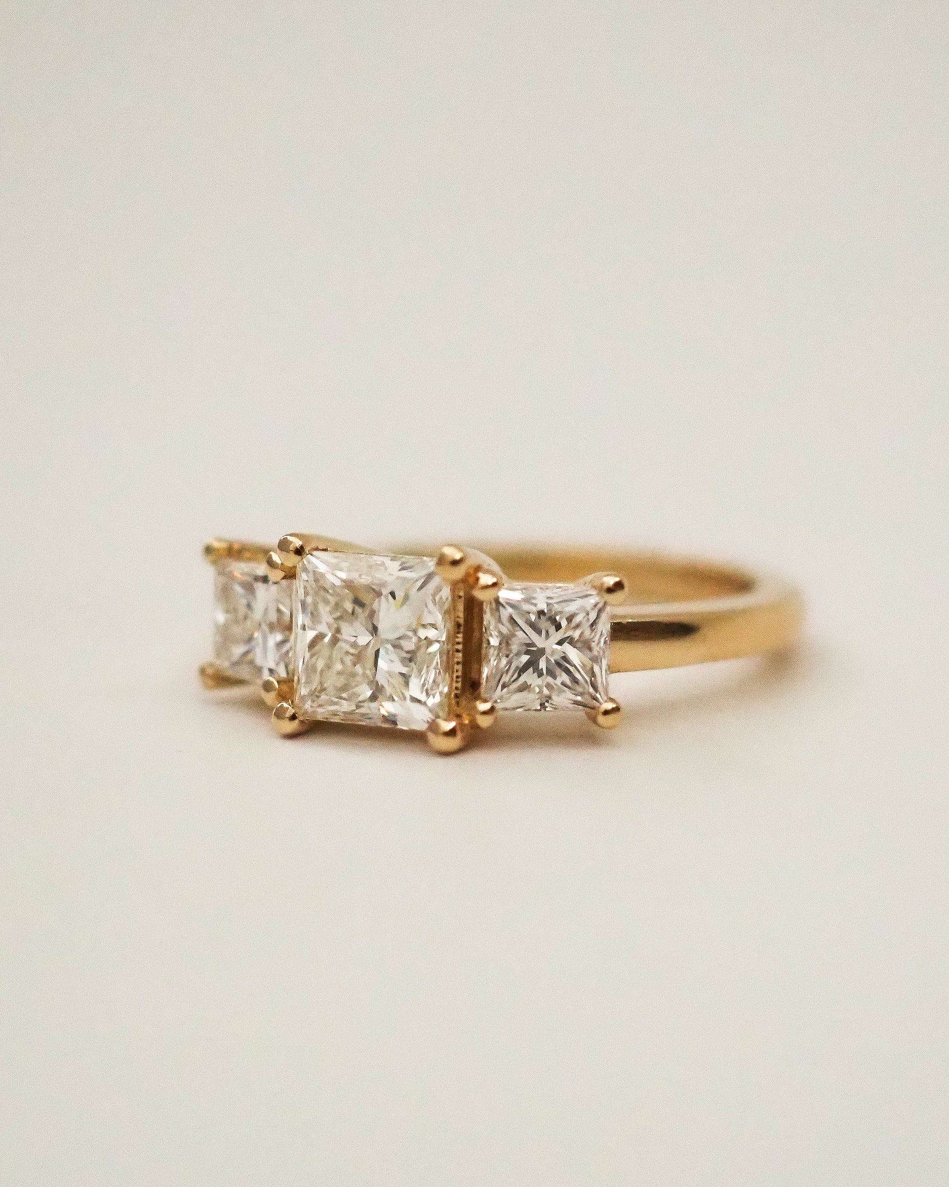 Round Swirl Semi Pave Engagement Ring – 1 CT Moissanite Diamond