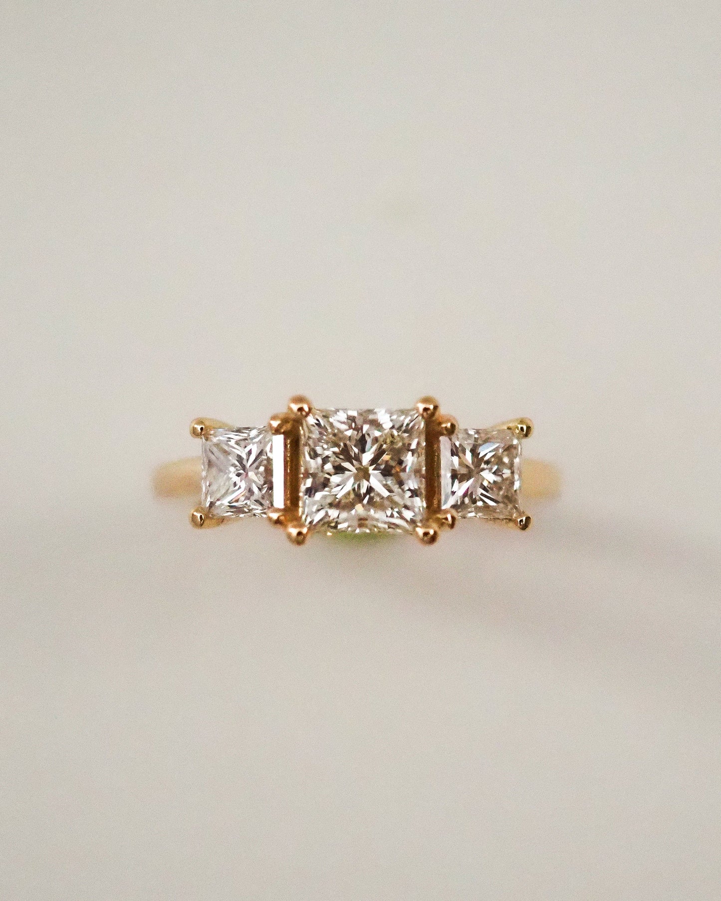 Round Swirl Semi Pave Engagement Ring – 1 CT Moissanite Diamond