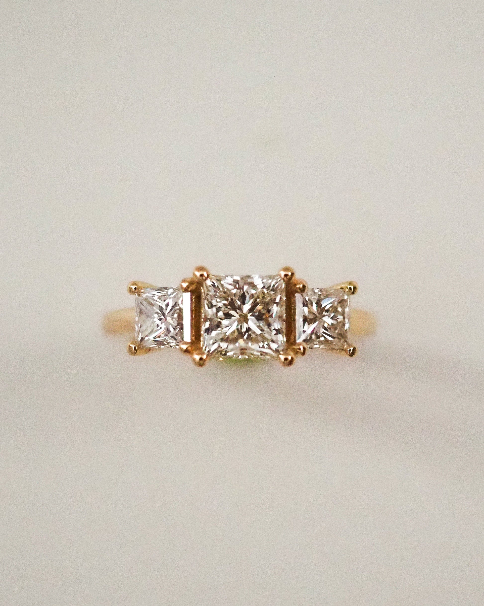 Round Swirl Semi Pave Engagement Ring – 1 CT Moissanite Diamond