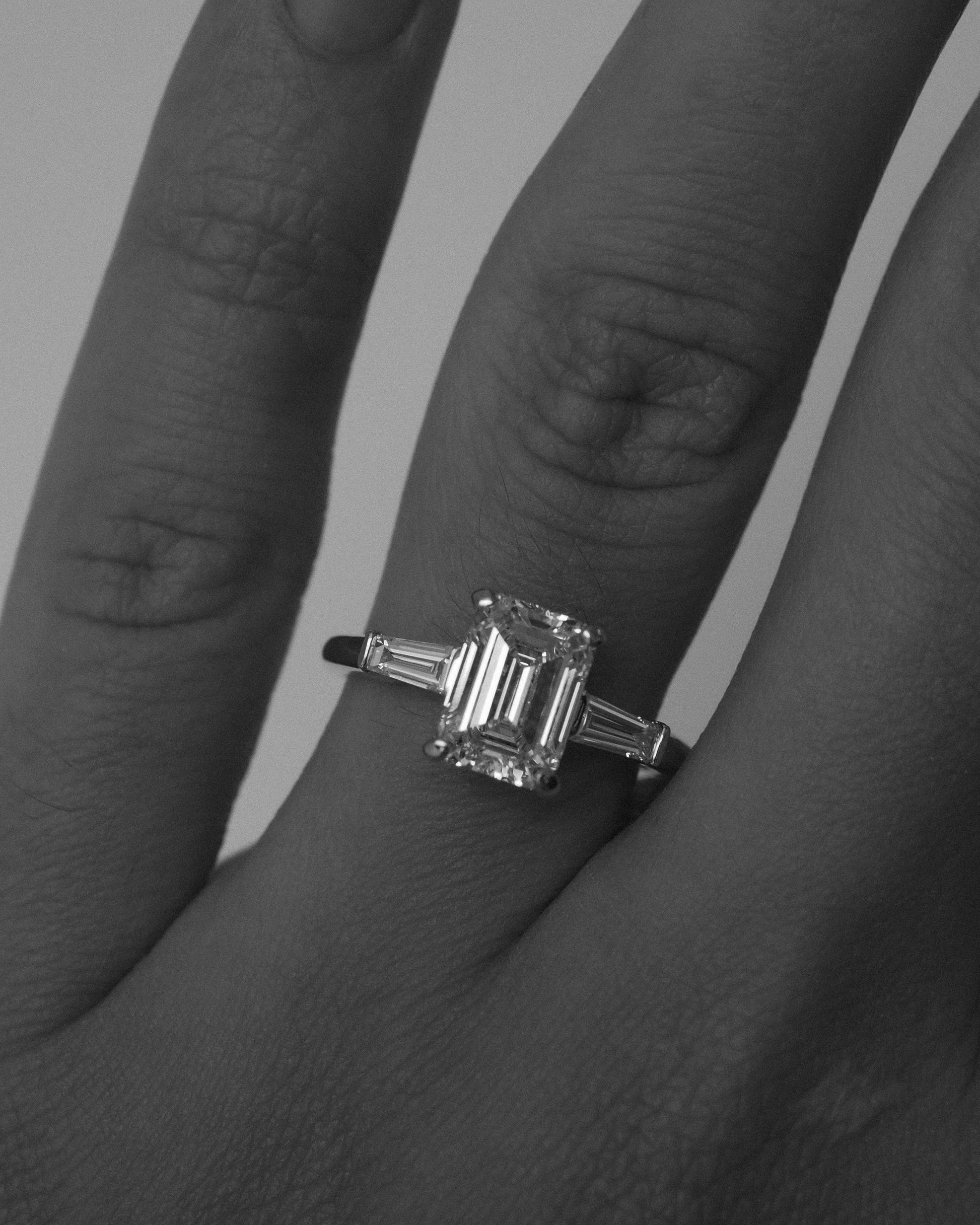 Round Swirl Semi Pave Engagement Ring – 1 CT Moissanite Diamond