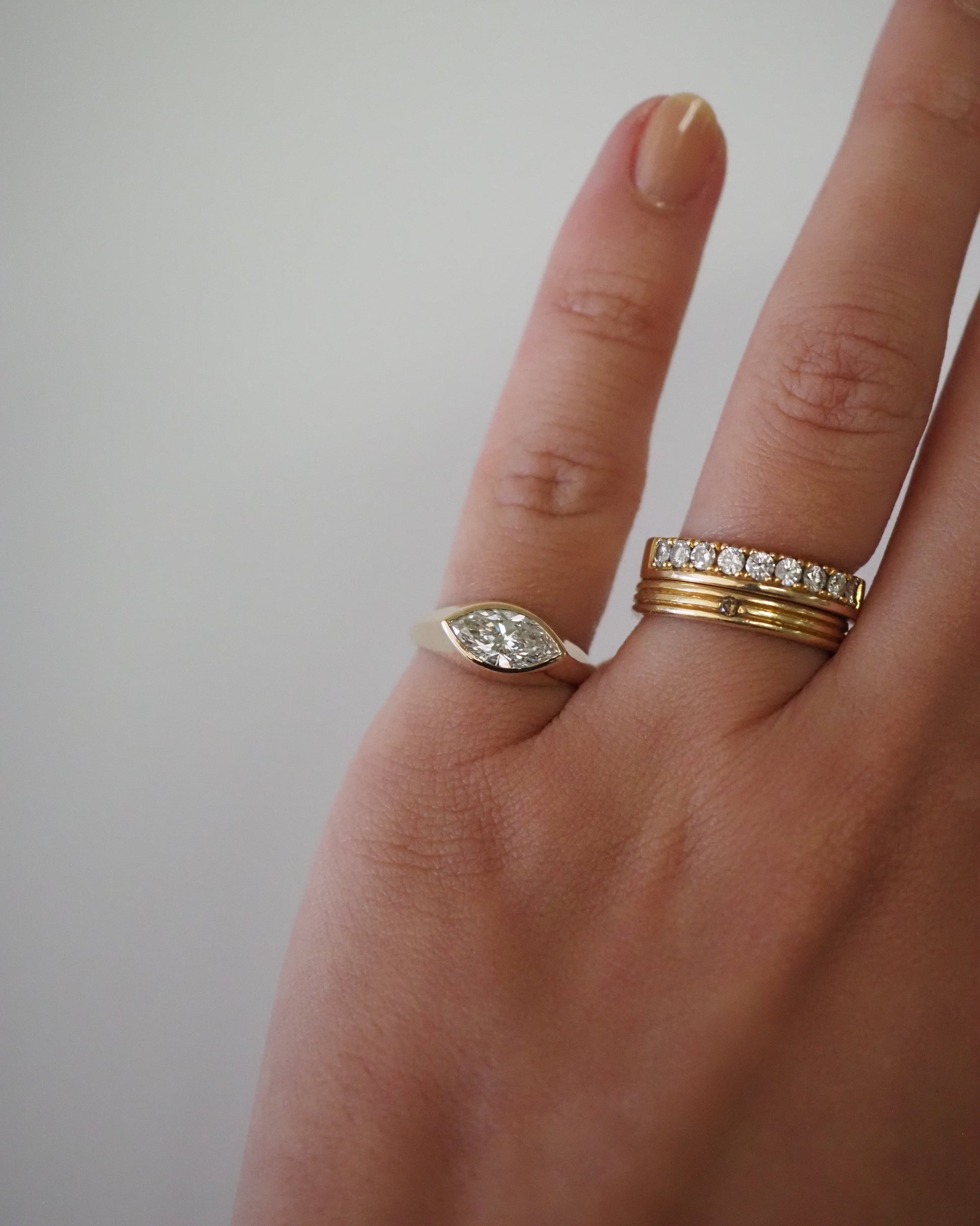 Round Swirl Semi Pave Engagement Ring – 1 CT Moissanite Diamond