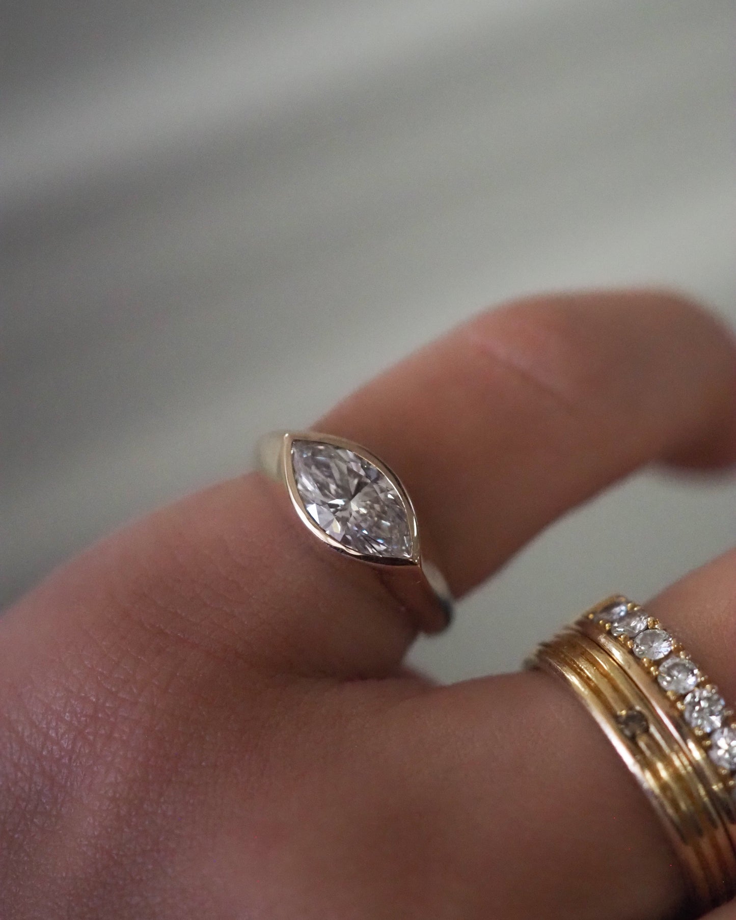Round Swirl Semi Pave Engagement Ring – 1 CT Moissanite Diamond