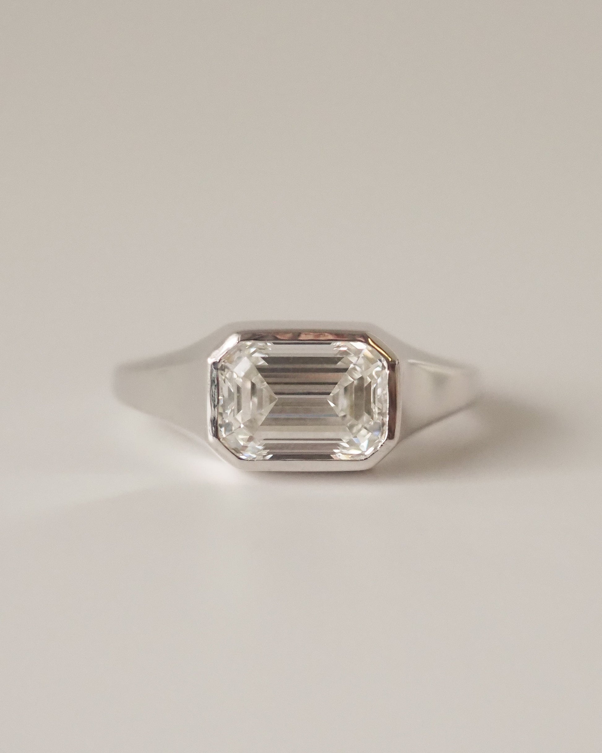 Round Swirl Semi Pave Engagement Ring – 1 CT Moissanite Diamond