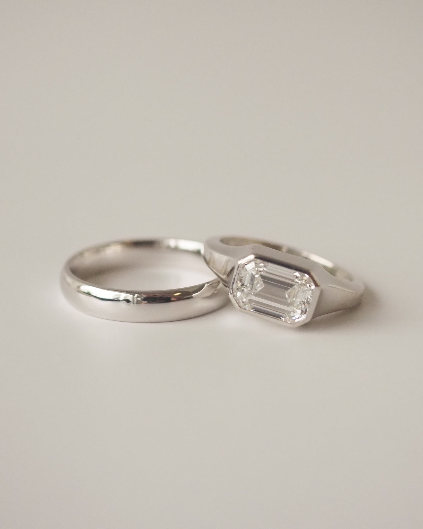 Round Swirl Semi Pave Engagement Ring – 1 CT Moissanite Diamond