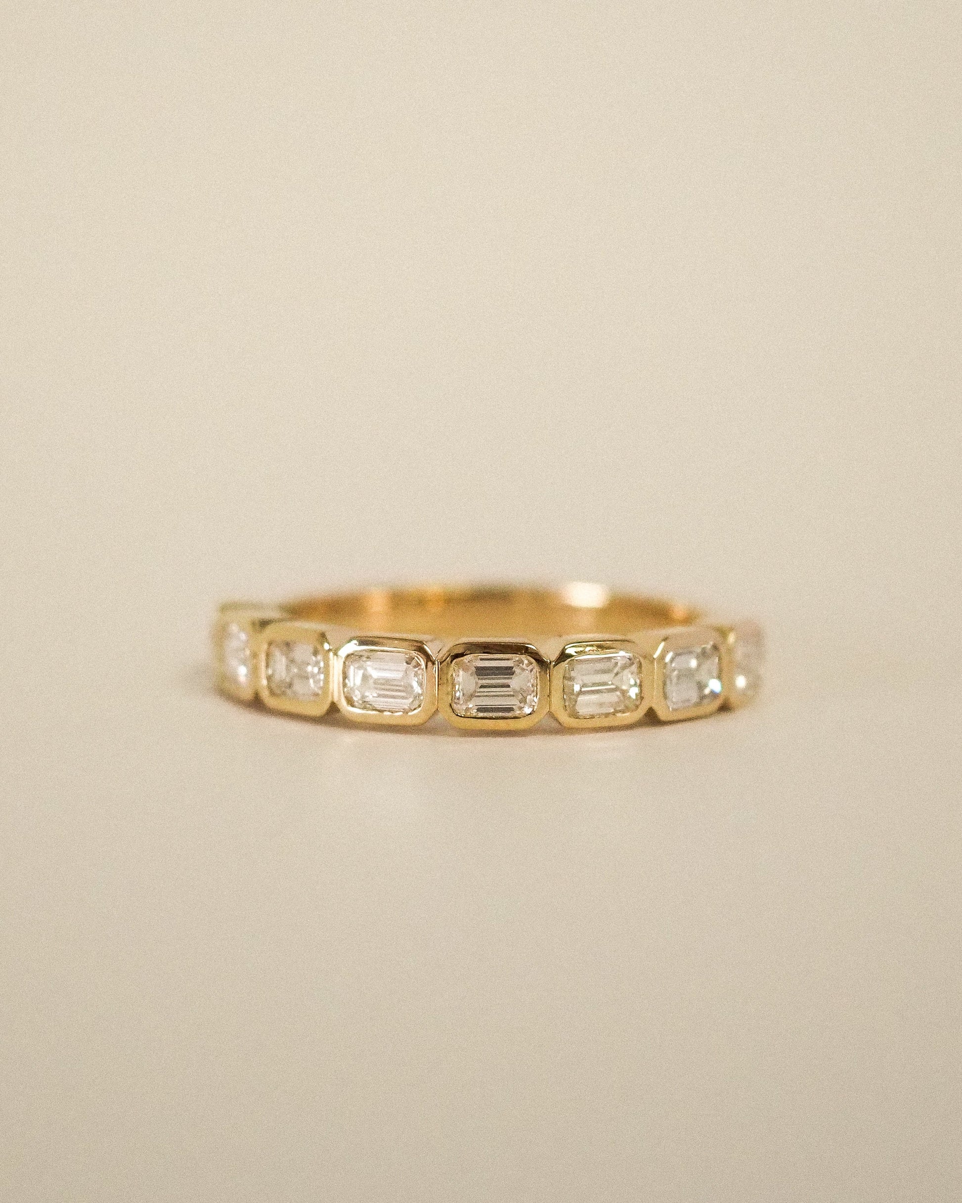 0.13 TCW Round Twisted Moissanite Wedding Band