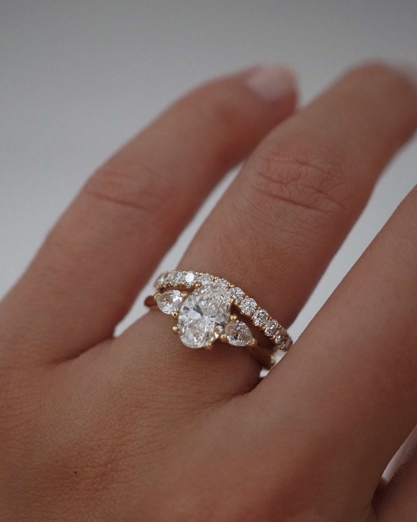 0.13 TCW Round Twisted Moissanite Wedding Band