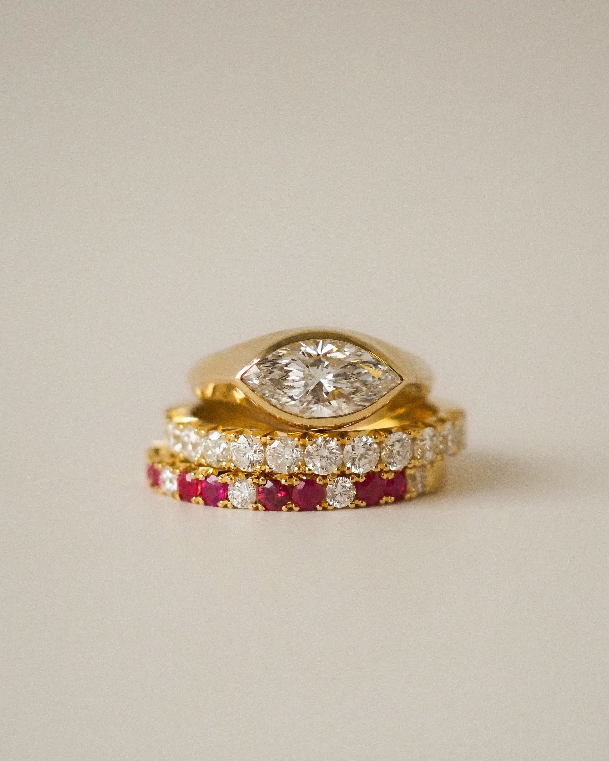 0.13 TCW Round Twisted Moissanite Wedding Band