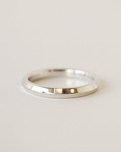 0.13 TCW Round Twisted Moissanite Wedding Band