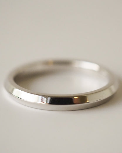 0.13 TCW Round Twisted Moissanite Wedding Band